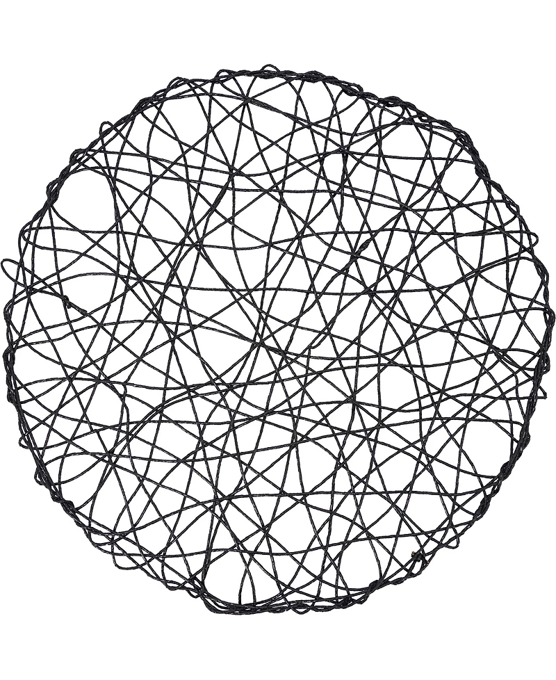 Saro Lifestyle Intricate Wire Placemats, 15" Round
