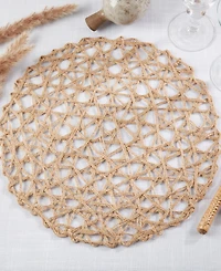 Saro Lifestyle Wire Duo Placemats, 15" Round