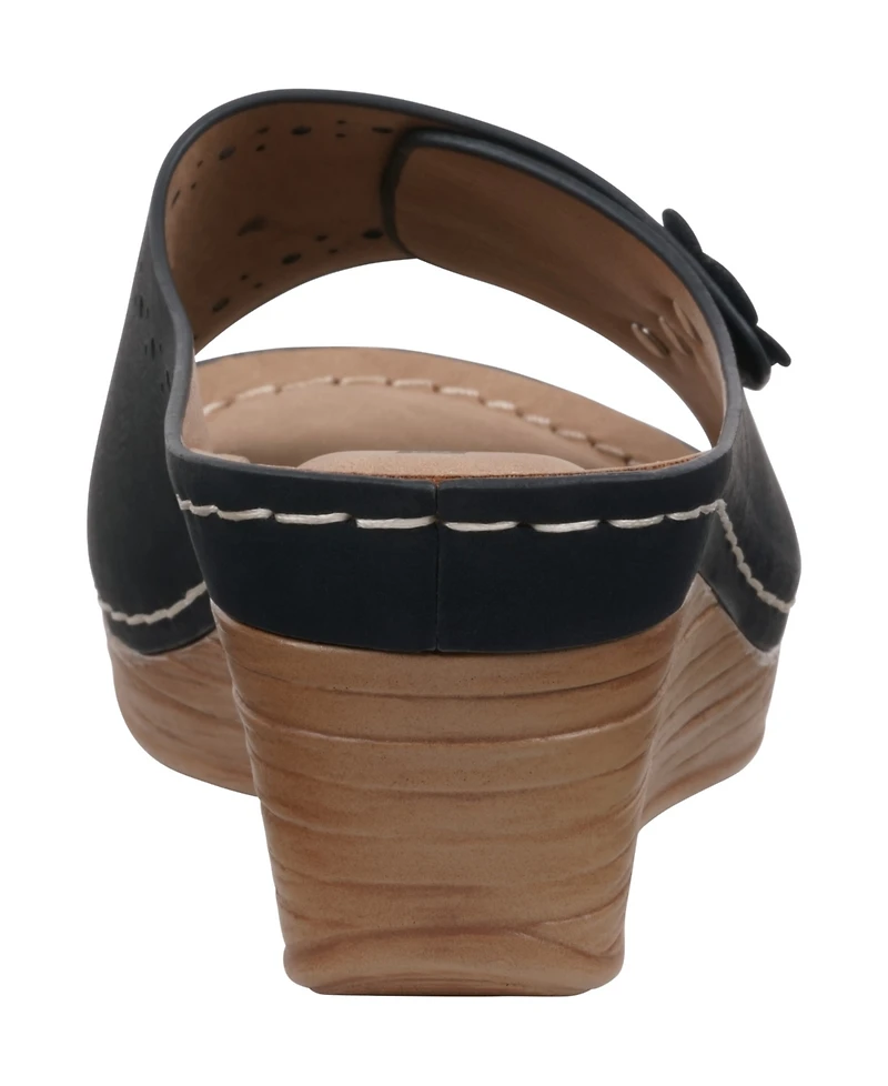 Gc Shoes Women's Vega Floral Wedge Sandals