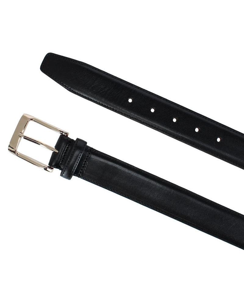 Trafalgar Men's Cornelius 35mm Cortina Leather Dress Belt