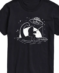 Airwaves Men's Sasquatch Alien Scene Short Sleeve T-Shirt