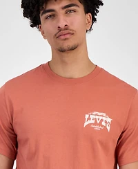 Levi's Men's Relaxed Fit Box Tab Short Sleeve Logo Graphic Crewneck T-Shirt