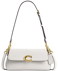 Coach Small Jet Leather Shoulder Bag