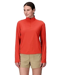 Marmot Women's Air Exchange Upf 50 1/4 Zip Shirt
