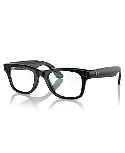 Ray-Ban Meta Wayfarer Unisex Blue Light Filter Ai Sunglasses, RW4006