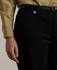 Lauren Ralph Plus-Size Stretch Cotton Shorts