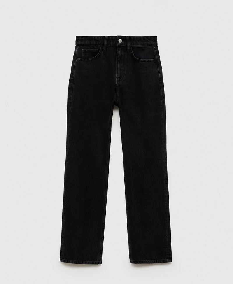 Mango Women's Matilda Medium-Rise Straight-Fit Jeans