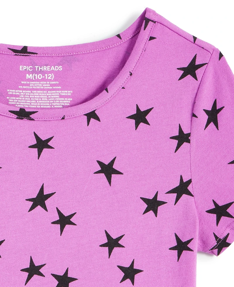 Epic Threads Little & Big Girls Star-Print Skater Dress, Exclusively at Macy's