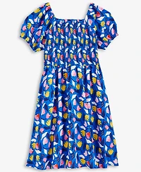 Epic Threads Little & Big Girls Floral-Print Smocked Dress, Exclusively at Macy's