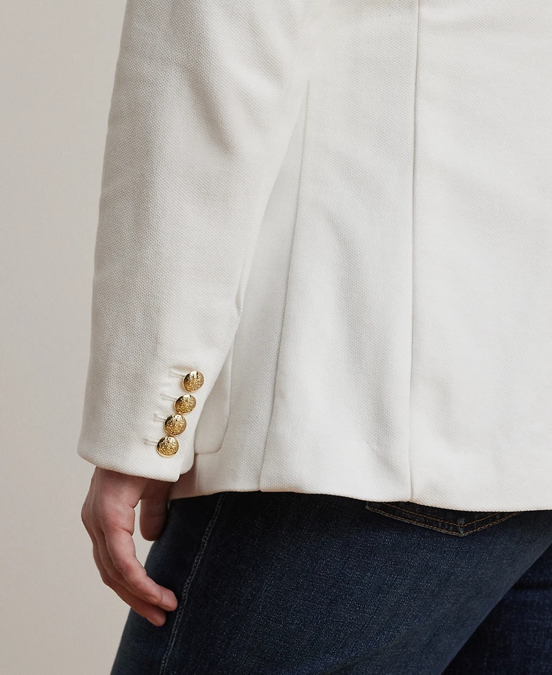 Lauren Ralph Plus Bullion Jacquard Blazer