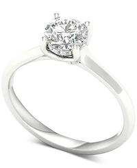 Diamond Hidden Halo Engagement Ring (3/4 ct. t.w.) in 14k White Gold