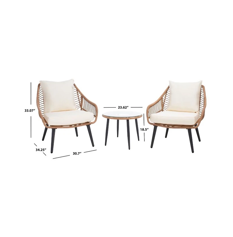 Warlen 3PC Lounger Set