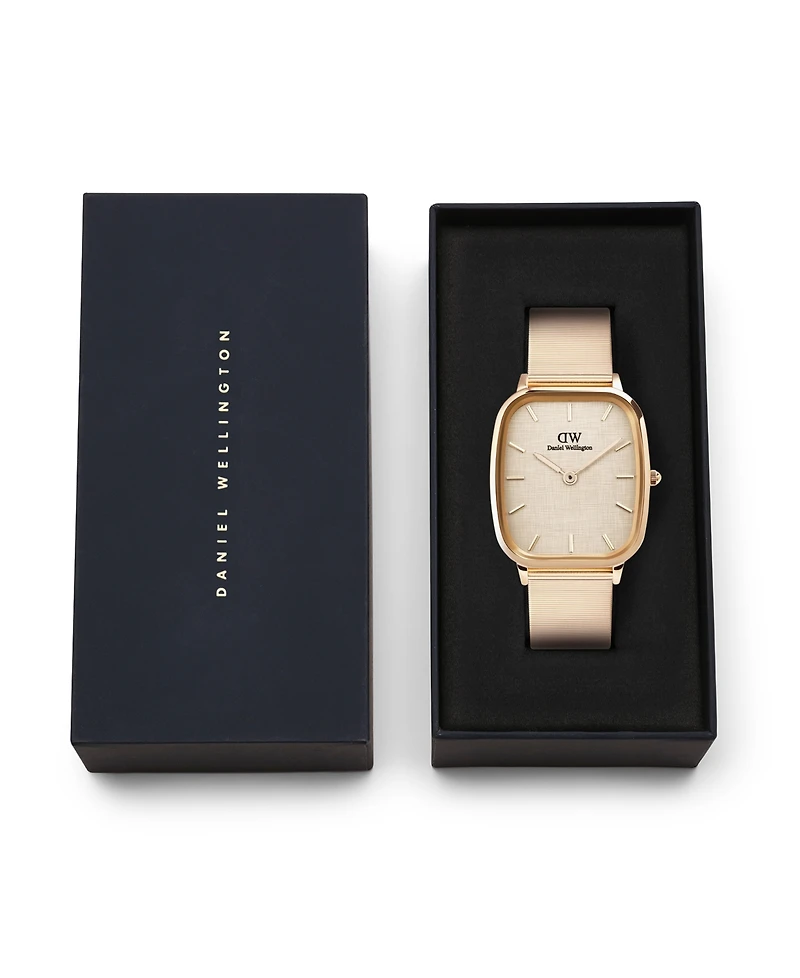 Daniel Wellington Men's Analog Rose Gold-Tone Stainless Steel Watch, 32mm