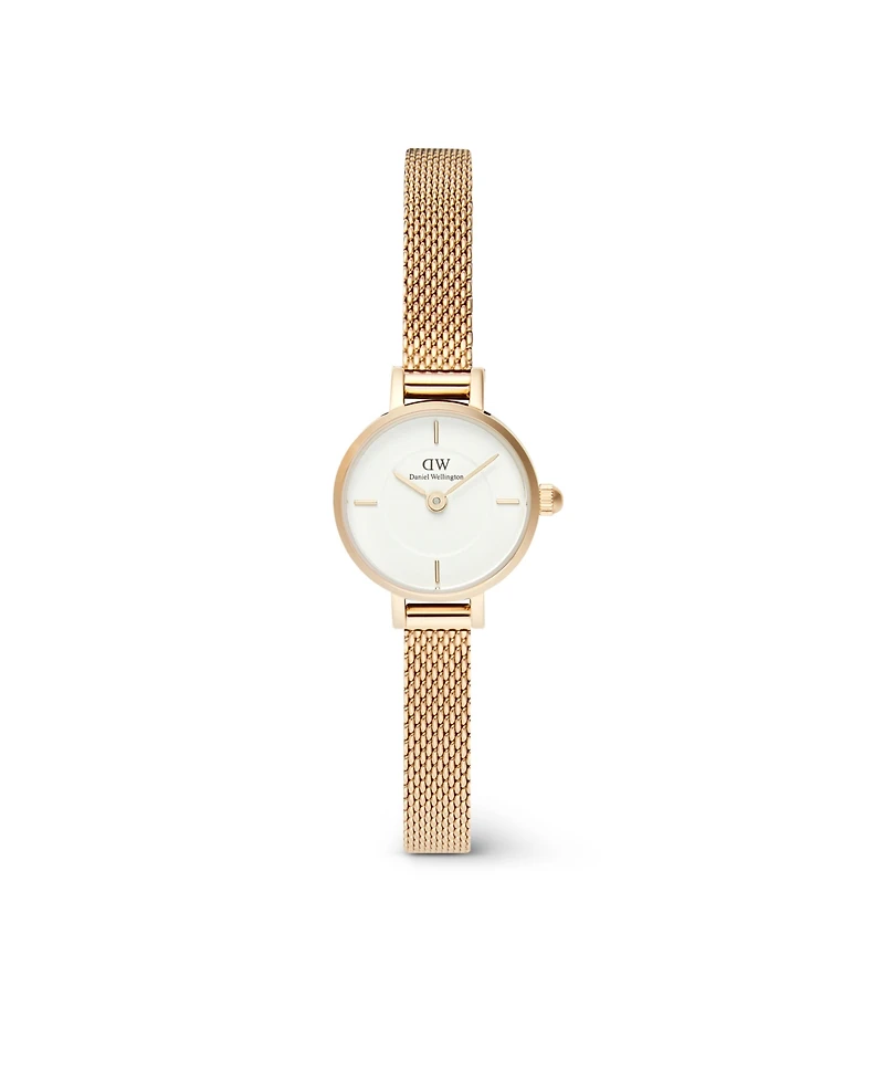 Daniel Wellington Unisex Analog Gold-Tone Stainless Steel Watch, 19mm