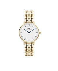 Daniel Wellington Unisex Analog Gold-Tone Stainless Steel Watch, 28mm