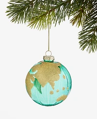 Holiday Lane Around the World Glass Globe Ball Ornament, Macy's Exclusive