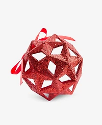 Holiday Lane Christmas Glitters Star Ball Ornament, Macy's Exclusive