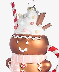 Holiday Lane Gingerbread Village Hot Cocoa Gingerbread Man Ornament, Macy's Exclusive
