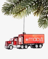 Holiday Lane Macy's 2025 Glass Truck Ornament, Macy's Exclusive