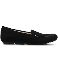 Journee Collection Women's Round Toe Comfort Loafers