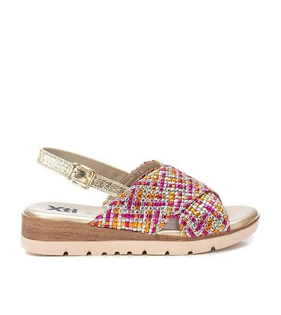 Women's Criss Cross Flat Sandals By Xti