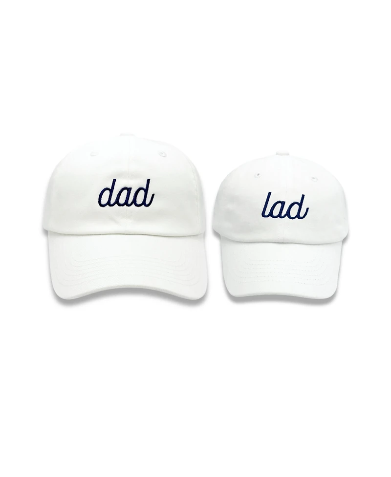 Bits & Bows Toddler Dad Lad Baseball Hat Set