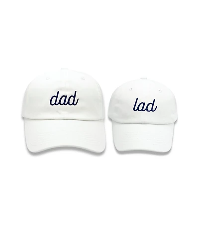 Bits & Bows Toddler Dad Lad Baseball Hat Set
