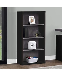 Wood Bookshelf – Classic 5-Tier Bookcase for Living Room or Home Office