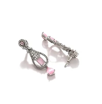 Sohi Women's Silver Plated Designer Jewellery Set