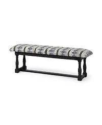 Upholstered Faux Leather Bench for Entryway Bedroom or Living Room