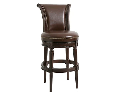 Solid Wood Swivel Bar Height Chair for Kitchen or Home Bar