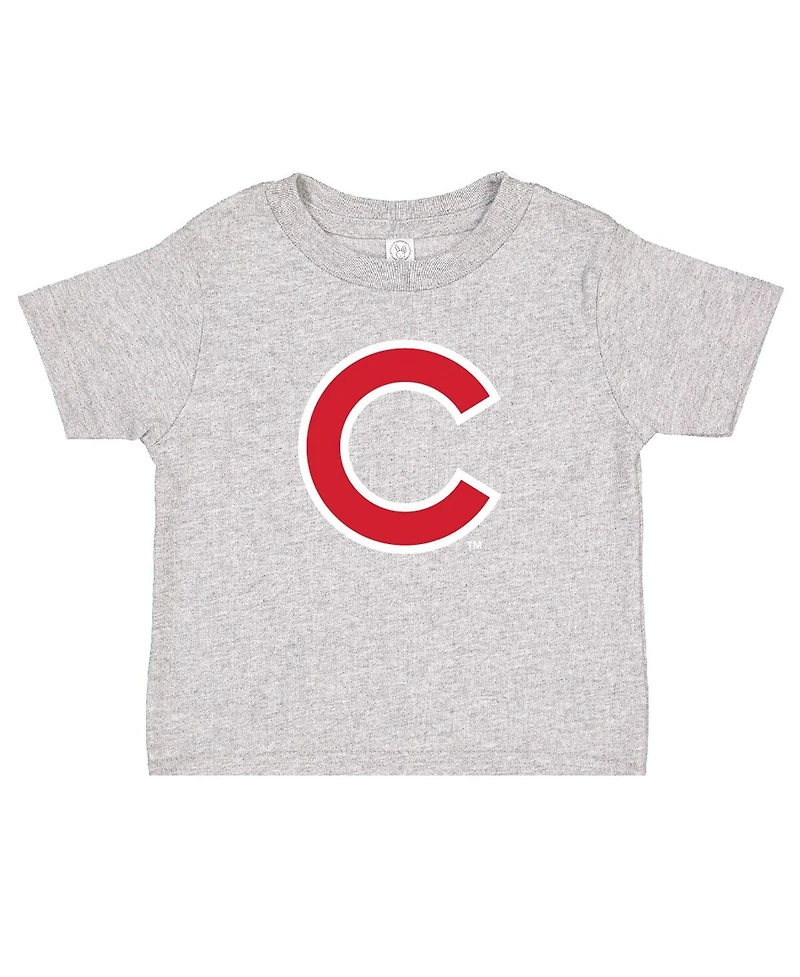 Soft As A Grape Toddler 2-Pack Royal/Heather Gray Chicago Cubs Cooperstown Collection T-Shirt Set