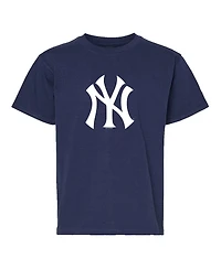Soft As A Grape Big Boys and Girls 2-Pack Navy/Gray New York Yankees T-Shirt Set
