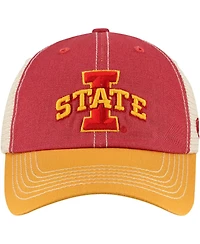 Top of the World Men's Cardinal/Gold Iowa State Cyclones Off Road Adjustable Trucker Hat