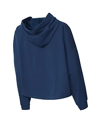 Concepts Sport Women's Navy San Diego Fc Elevation Tri-Blend Long Sleeve Pullover Hoodie