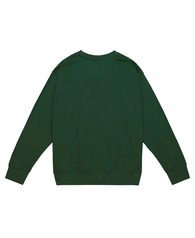 Mitchell & Ness Men's Green Bay Packers Basic Fleece Pullover Sweatshirt