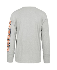 '47 Brand Men's Gray Detroit Tigers Fair Ball Franklin Long Sleeve T-Shirt