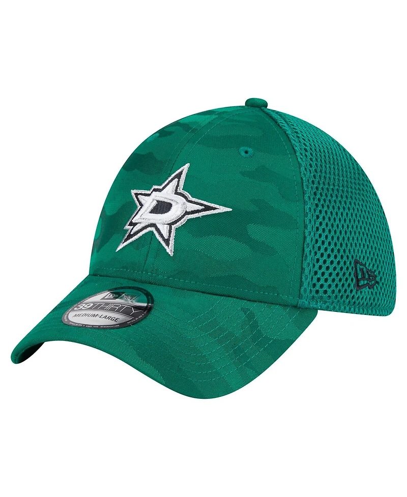 New Era Men's Kelly Green Dallas Stars Active Subtle Camo 39THIRTY Flex Hat
