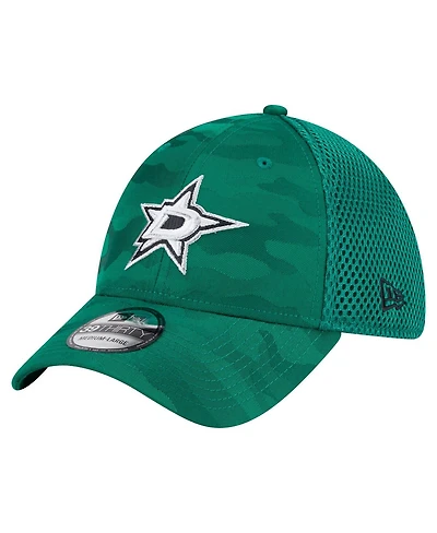 New Era Men's Kelly Green Dallas Stars Active Subtle Camo 39THIRTY Flex Hat
