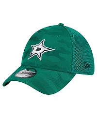 New Era Men's Kelly Green Dallas Stars Active Subtle Camo 39THIRTY Flex Hat
