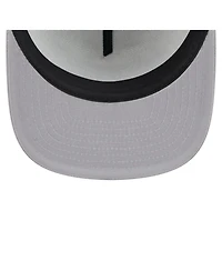 New Era Men's White/Gray New York Yankees Retro Script Trucker 9FIFTY Snapback Hat