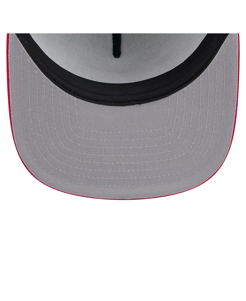 New Era Men's White/Red Chicago Cubs Retro Script Trucker 9FIFTY Snapback Hat