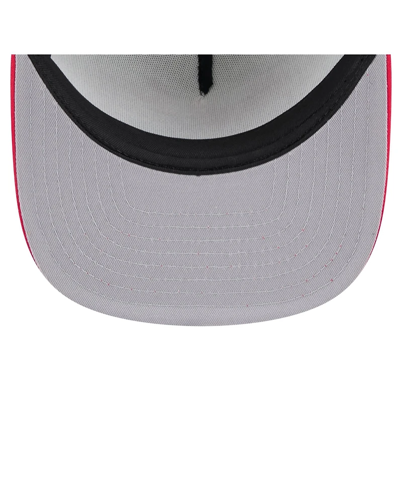 New Era Men's White/Red Boston Red Sox Retro Script Trucker 9FIFTY Snapback Hat