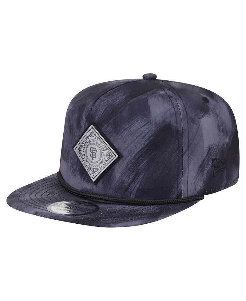 New Era Men's Navy San Francisco Giants Printed Golfer Snapback Hat