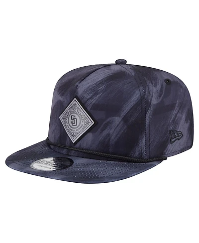 New Era Men's Navy San Diego Padres Printed Golfer Snapback Hat