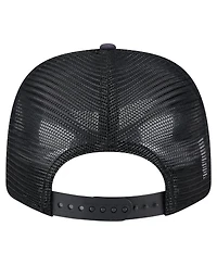 New Era Men's Black Atlanta Braves Adventure Drinks Pattern 9SEVENTY Stretch-Snap Hat
