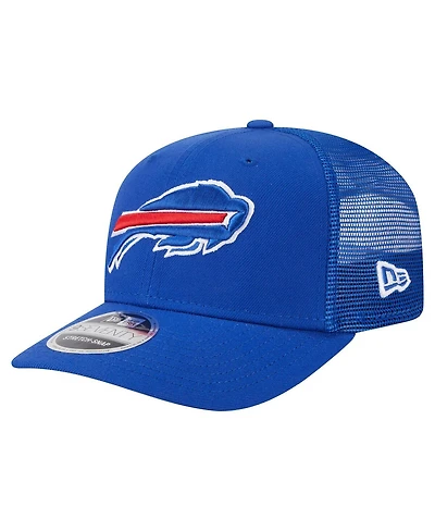 New Era Men's Royal Buffalo Bills Main Trucker 9SEVENTY Stretch-Snap Hat