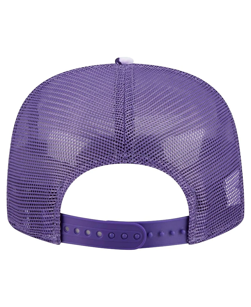 New Era Men's Purple Scooby-Doo Floral Golfer Snapback Hat