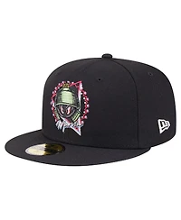 New Era Men's Black Looney Tunes Color Pack 59FIFTY Fitted Hat