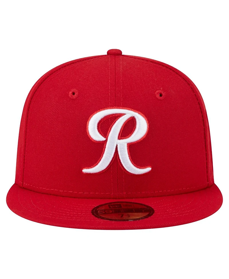 New Era Men's Red Tacoma Rainiers Authentic Collection 59FIFTY Fitted Hat